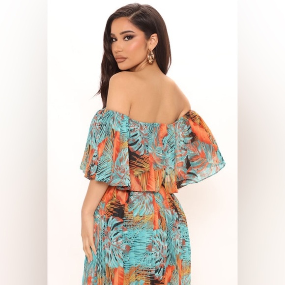 Fashion Nova Vibrant Colors Maxi Dress - Picture 3 of 5